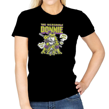 The Incredible Donnie Exclusive - Womens T-Shirts RIPT Apparel Small / Navy