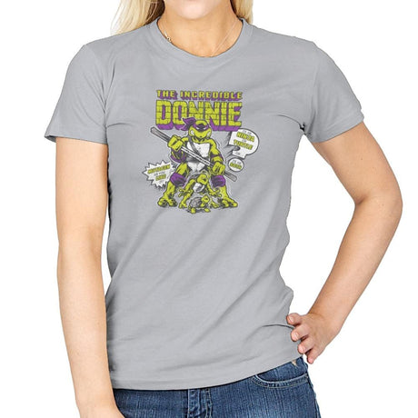 The Incredible Donnie Exclusive - Womens T-Shirts RIPT Apparel Small / Sport Grey