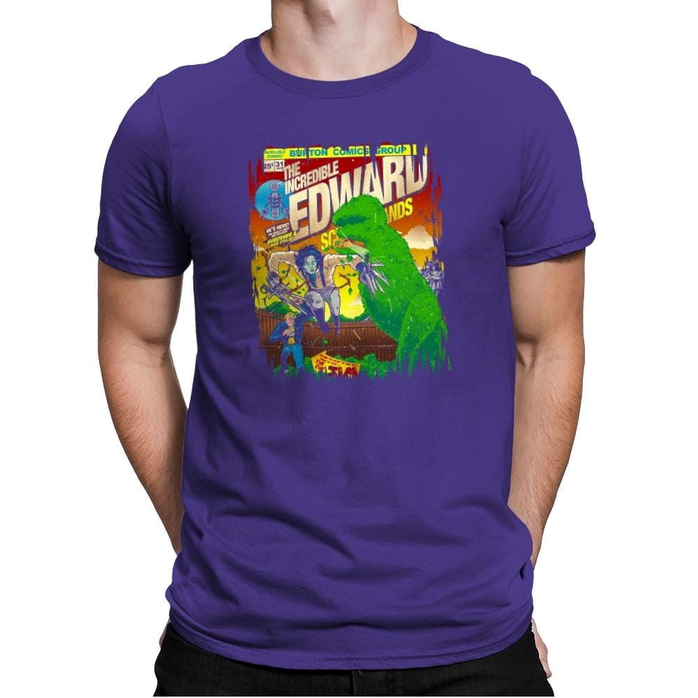 The Incredible Edward Exclusive - Mens Premium T-Shirts RIPT Apparel Small / Purple Rush