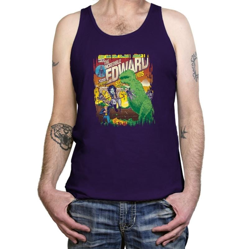 The Incredible Edward Exclusive - Tanktop Tanktop RIPT Apparel X-Small / Team Purple