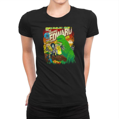 The Incredible Edward Exclusive - Womens Premium T-Shirts RIPT Apparel Small / Black