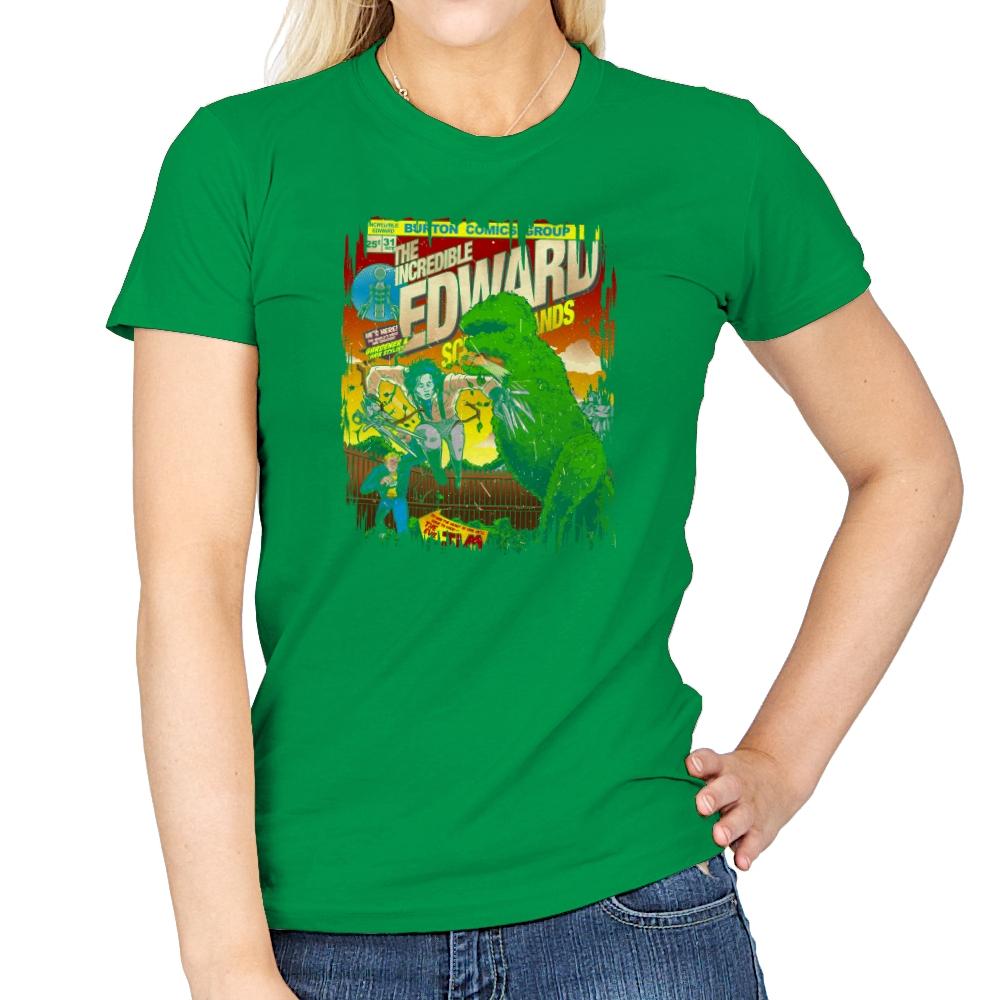 The Incredible Edward Exclusive - Womens T-Shirts RIPT Apparel Small / Irish Green