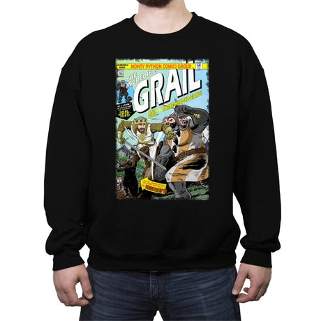 The Incredible Grail - Crew Neck Sweatshirt Crew Neck Sweatshirt RIPT Apparel Small / Black