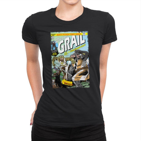 The Incredible Grail - Womens Premium T-Shirts RIPT Apparel Small / Black