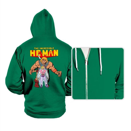 The Incredible Heman - Hoodies Hoodies RIPT Apparel Small / Kelly