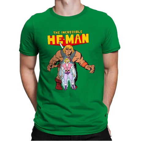 The Incredible Heman - Mens Premium T-Shirts RIPT Apparel Small / Kelly