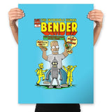 The Incredible Human - Prints Posters RIPT Apparel 18x24 / Aqua