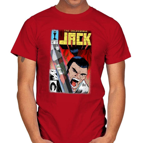 The Incredible Jack - Mens T-Shirts RIPT Apparel Small / Red