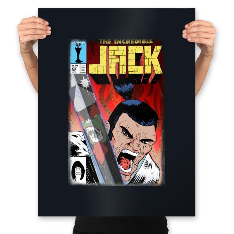 The Incredible Jack - Prints Posters RIPT Apparel 18x24 / Black