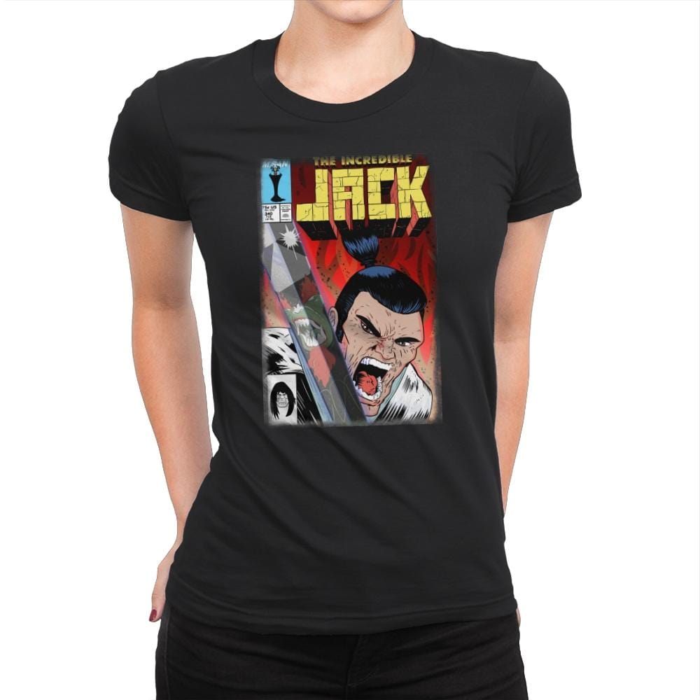 The Incredible Jack - Womens Premium T-Shirts RIPT Apparel Small / Black