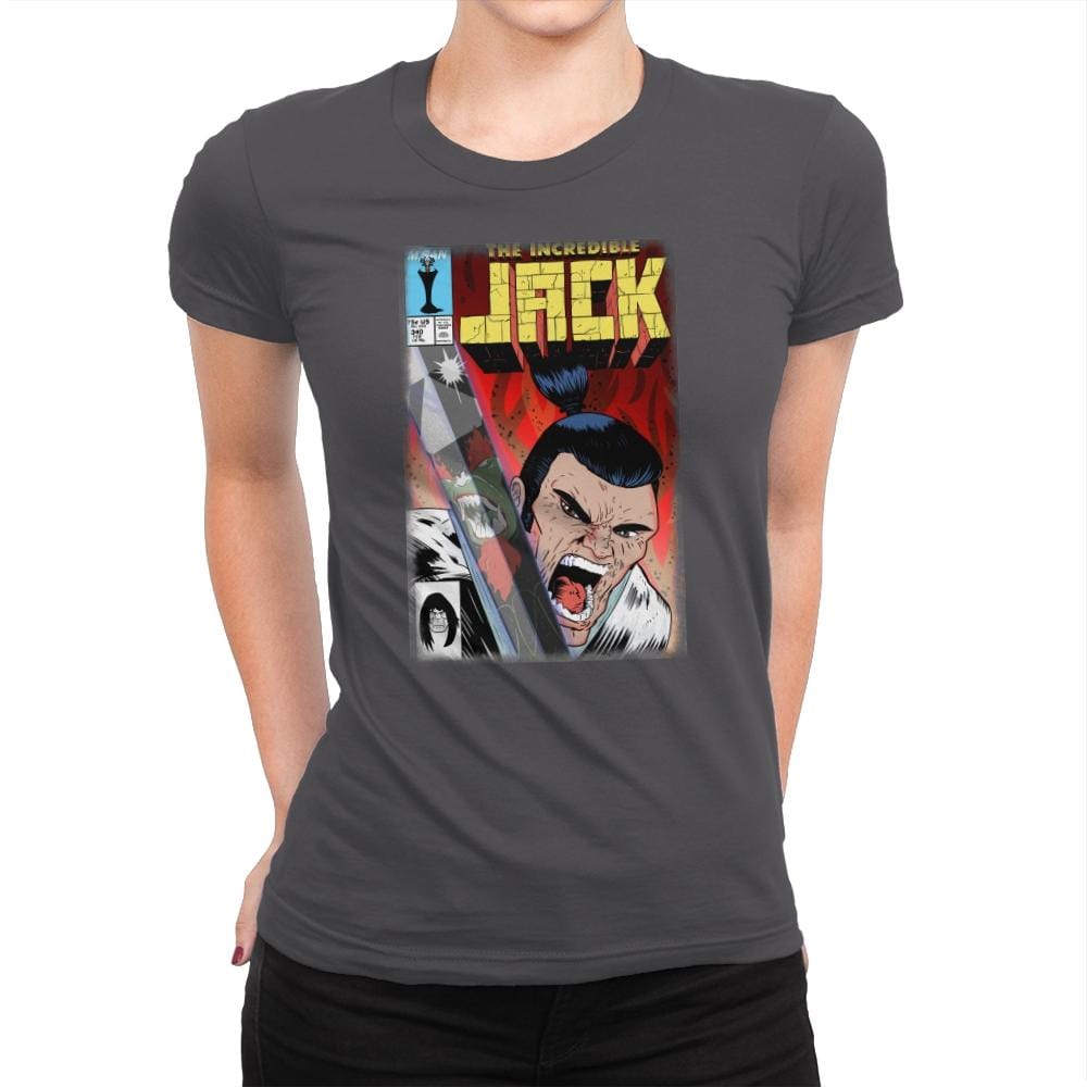 The Incredible Jack - Womens Premium T-Shirts RIPT Apparel Small / Heavy Metal