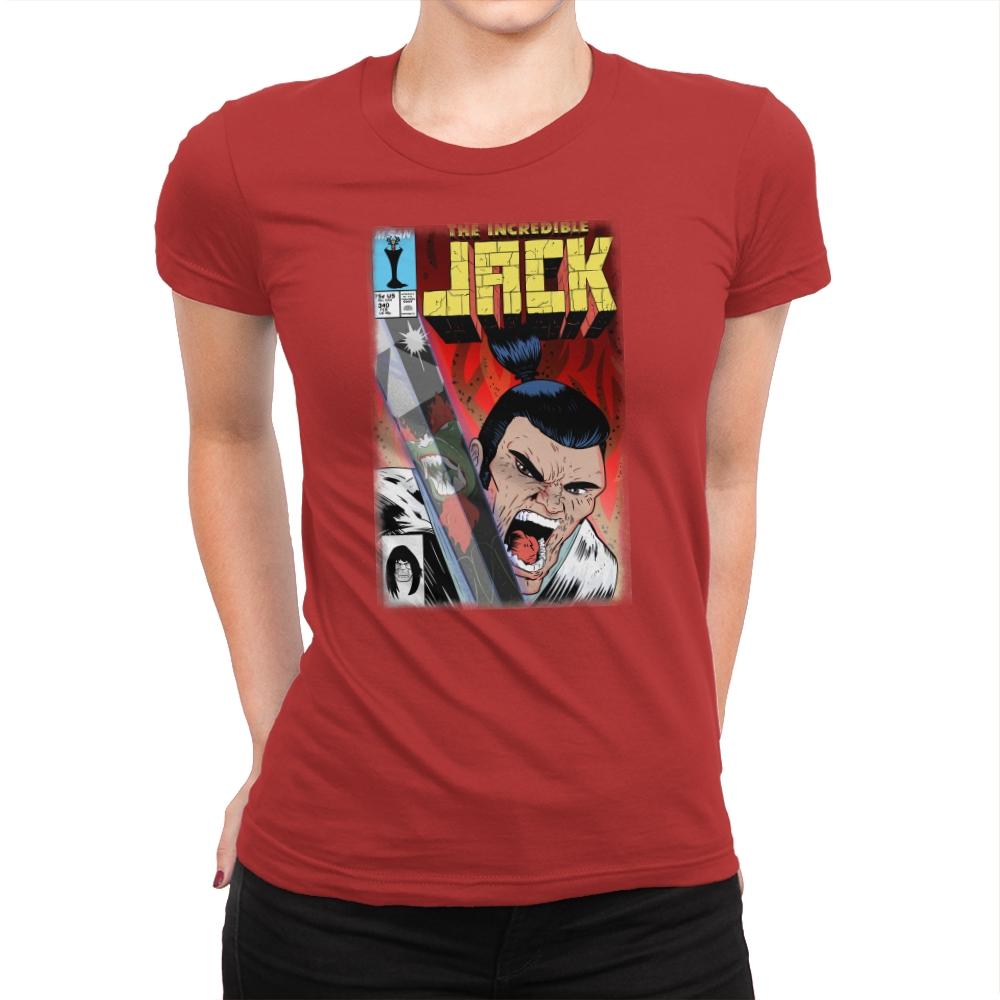 The Incredible Jack - Womens Premium T-Shirts RIPT Apparel Small / Red
