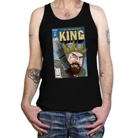 The Incredible King - Tanktop Tanktop RIPT Apparel X-Small / Black