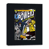 The Incredible Powers - Canvas Wraps Canvas Wraps RIPT Apparel 16x20 / Black