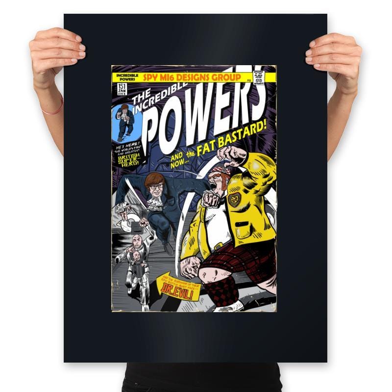 The Incredible Powers - Prints Posters RIPT Apparel 18x24 / Black