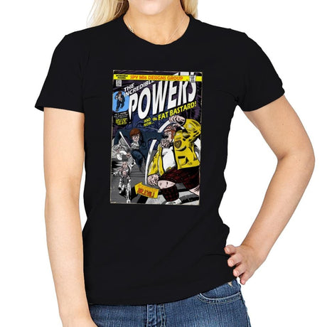 The Incredible Powers - Womens T-Shirts RIPT Apparel Small / Black