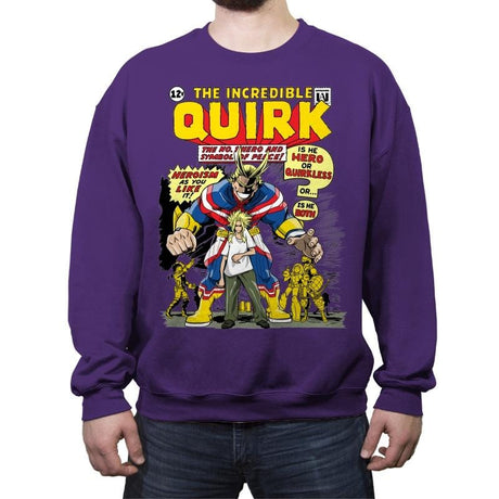 The Incredible Quirk - Crew Neck Sweatshirt Crew Neck Sweatshirt RIPT Apparel