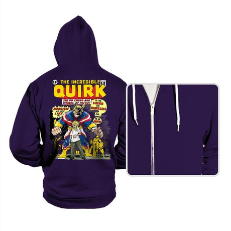 The Incredible Quirk - Hoodies Hoodies RIPT Apparel Small / Team Purple