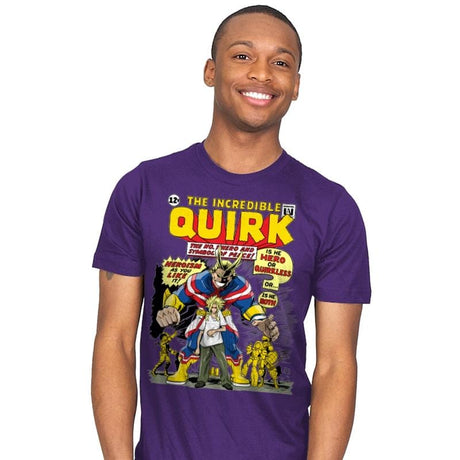 The Incredible Quirk - Mens T-Shirts RIPT Apparel Small / Purple