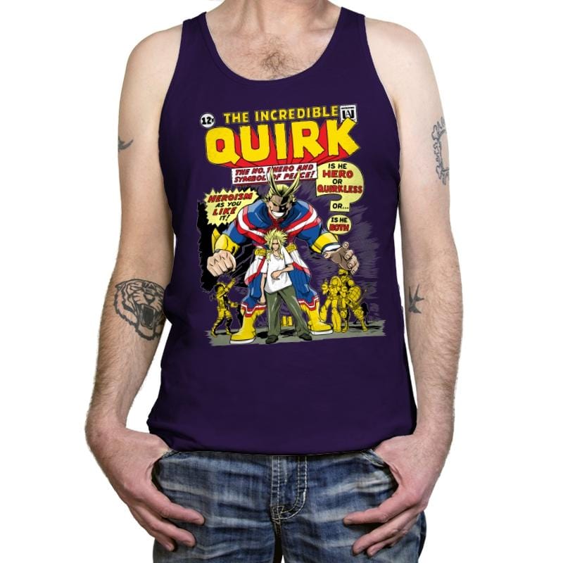 The Incredible Quirk - Tanktop Tanktop RIPT Apparel X-Small / Team Purple