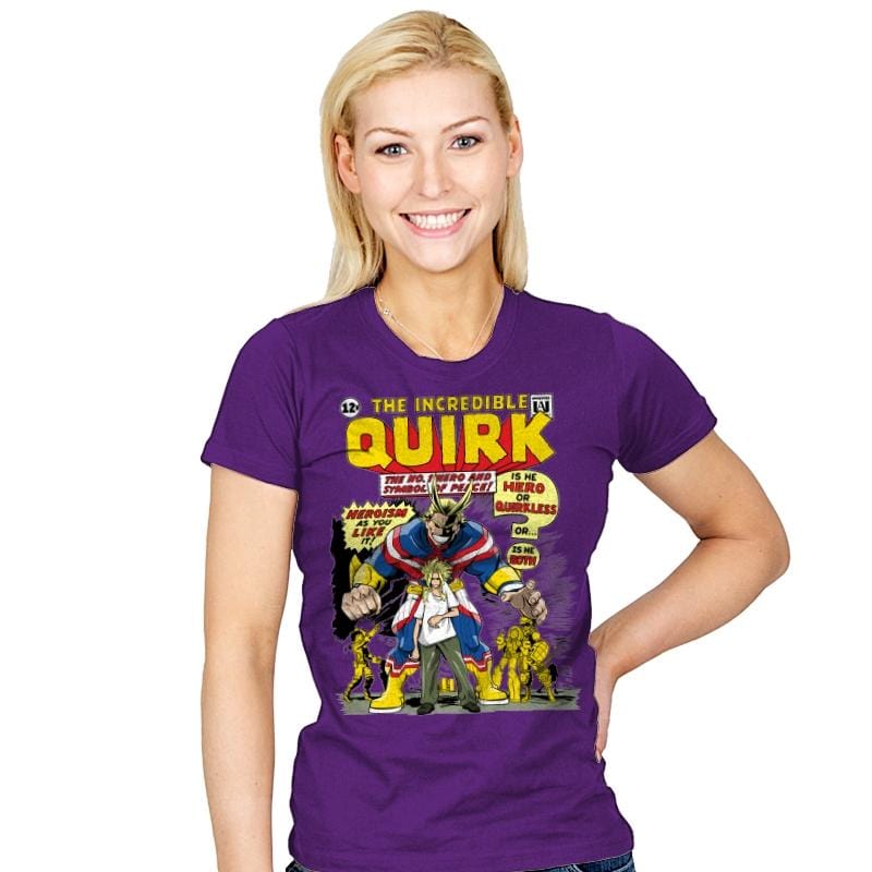 The Incredible Quirk - Womens T-Shirts RIPT Apparel