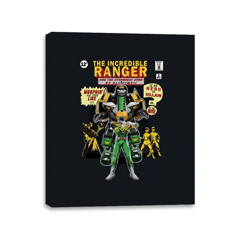 The Incredible Ranger - Canvas Wraps Canvas Wraps RIPT Apparel 11x14 / Black