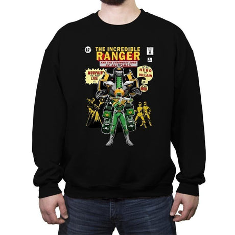 The Incredible Ranger - Crew Neck Sweatshirt Crew Neck Sweatshirt RIPT Apparel Small / Black