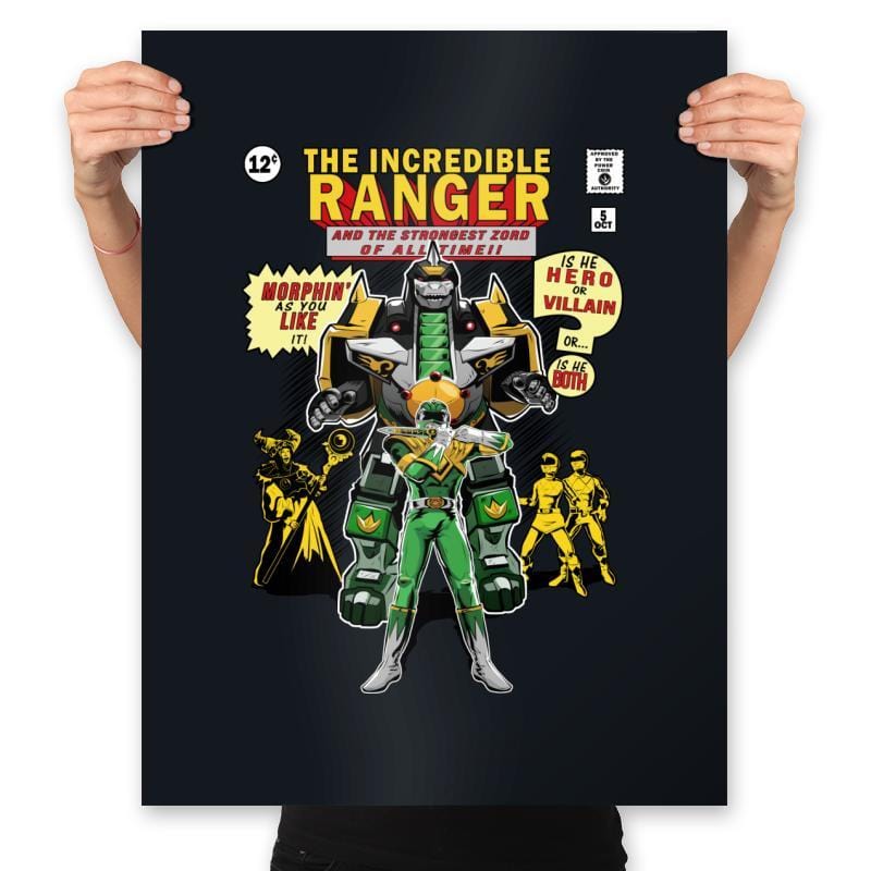 The Incredible Ranger - Prints Posters RIPT Apparel 18x24 / Black