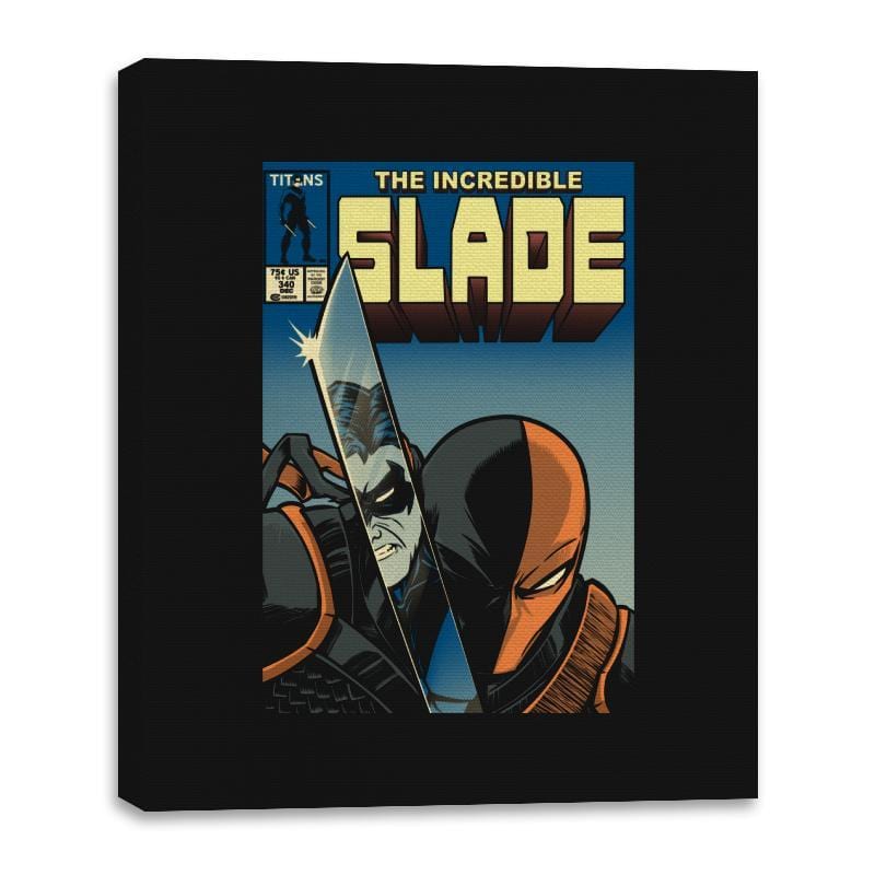 The Incredible Slade - Canvas Wraps Canvas Wraps RIPT Apparel 16x20 / Black