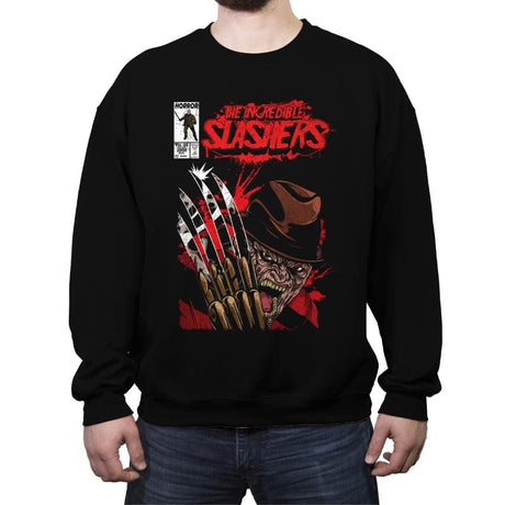 The Incredible Slashers - Crew Neck Sweatshirt Crew Neck Sweatshirt RIPT Apparel