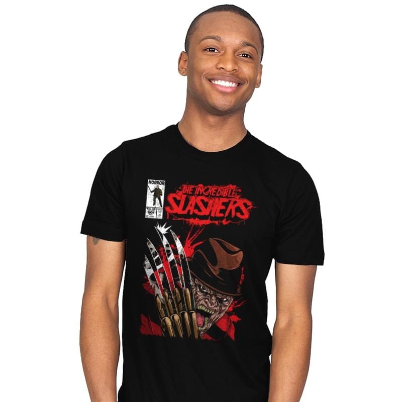 The Incredible Slashers - Mens T-Shirts RIPT Apparel Small / Black