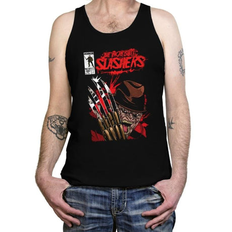 The Incredible Slashers - Tanktop Tanktop RIPT Apparel X-Small / Black