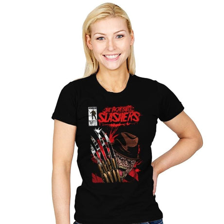 The Incredible Slashers - Womens T-Shirts RIPT Apparel