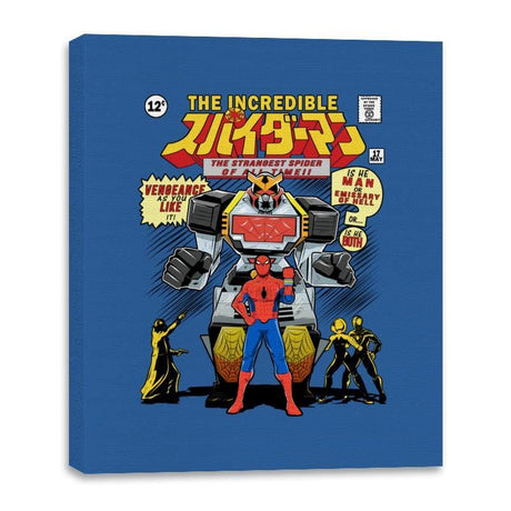 The Incredible Supaidaman - Canvas Wraps Canvas Wraps RIPT Apparel 16x20 / Royal