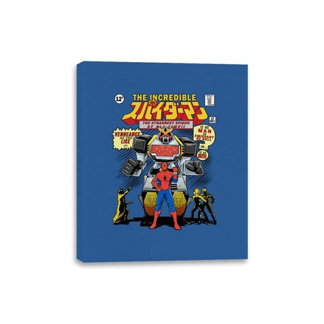 The Incredible Supaidaman - Canvas Wraps Canvas Wraps RIPT Apparel 8x10 / Royal