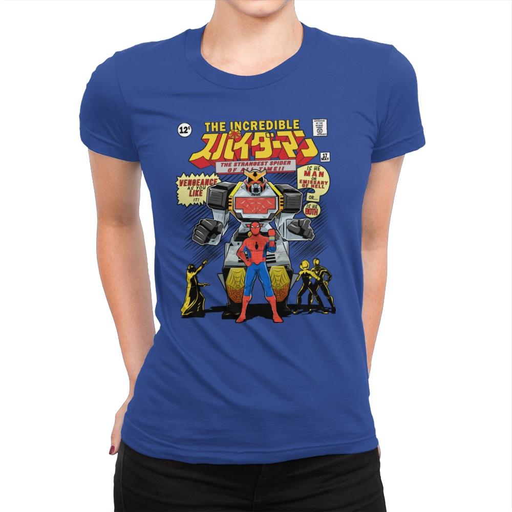 The Incredible Supaidaman - Womens Premium T-Shirts RIPT Apparel Small / Royal