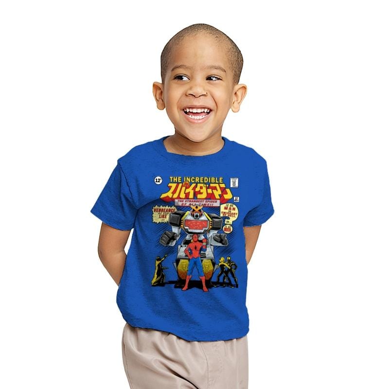The Incredible Supaidaman - Youth T-Shirts RIPT Apparel X-small / Royal