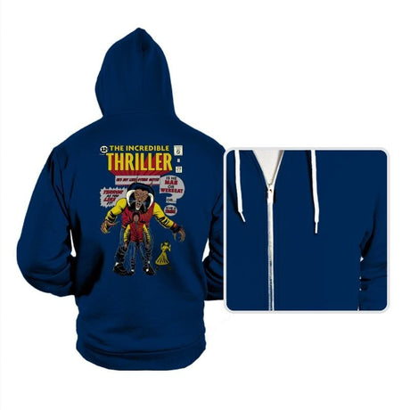 The Incredible Thriller - Hoodies Hoodies RIPT Apparel Small / Digital Blue
