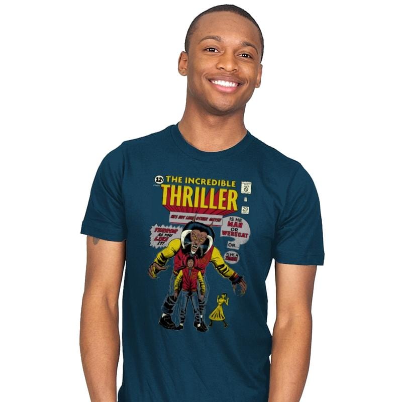 The Incredible Thriller - Mens T-Shirts RIPT Apparel Small / Indigo