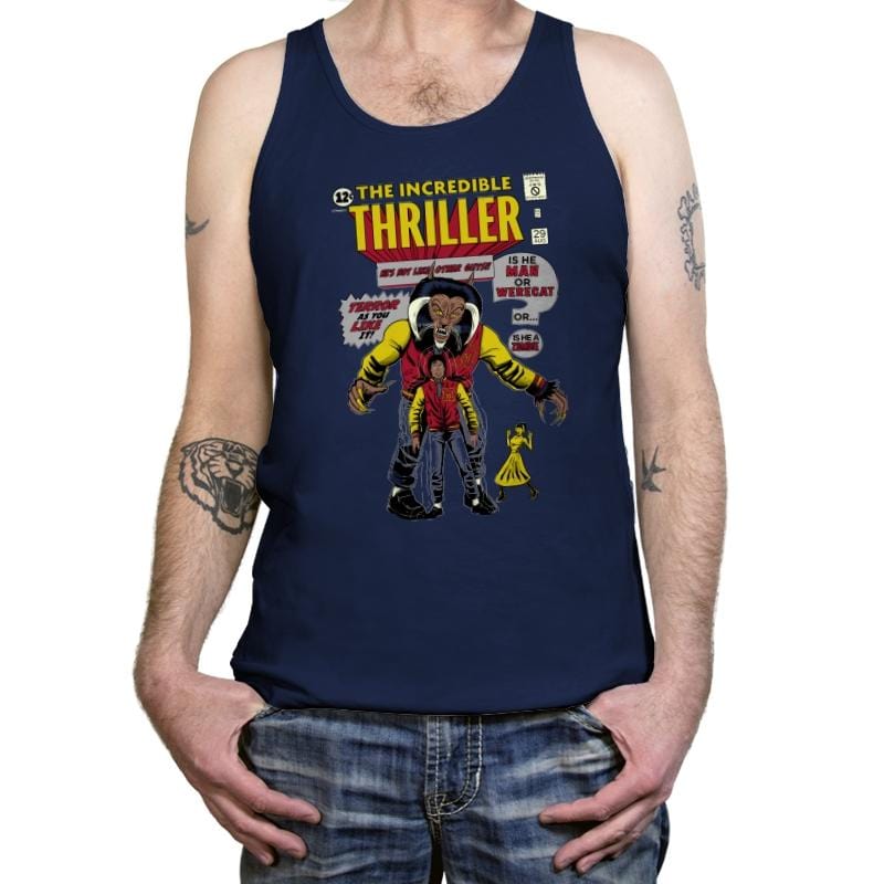 The Incredible Thriller - Tanktop Tanktop RIPT Apparel X-Small / Navy