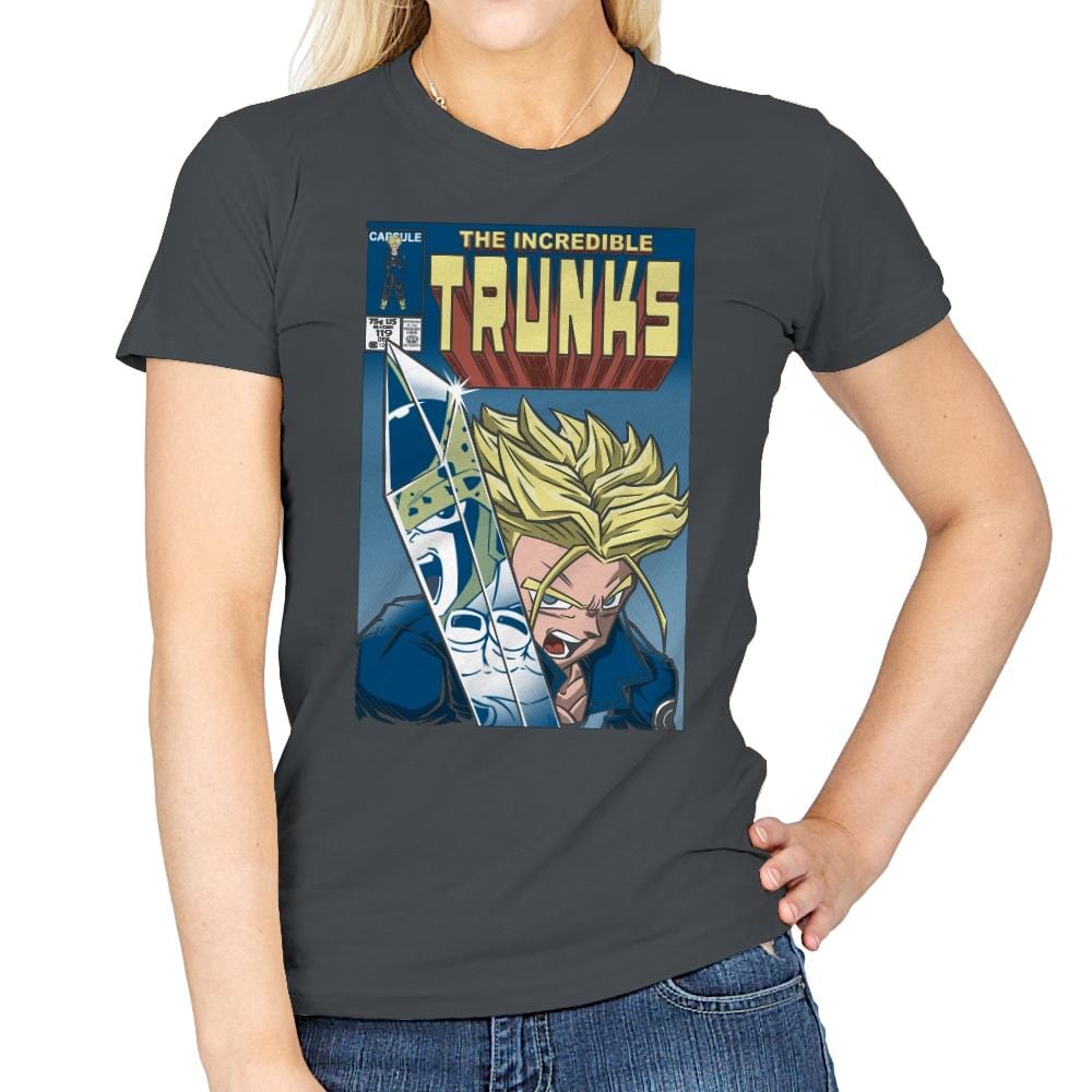 The Incredible Trunks - Womens T-Shirts RIPT Apparel Small / Charcoal