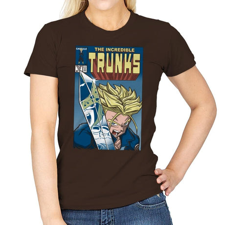 The Incredible Trunks - Womens T-Shirts RIPT Apparel Small / Dark Chocolate