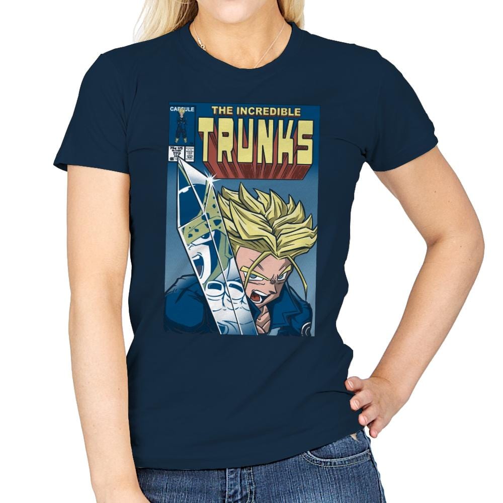 The Incredible Trunks - Womens T-Shirts RIPT Apparel Small / Navy