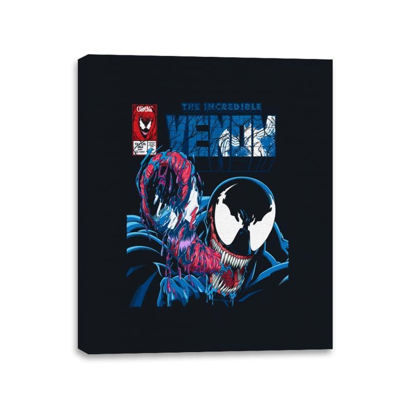 The Incredible Venom - Canvas Wraps Canvas Wraps RIPT Apparel 11x14 / Black