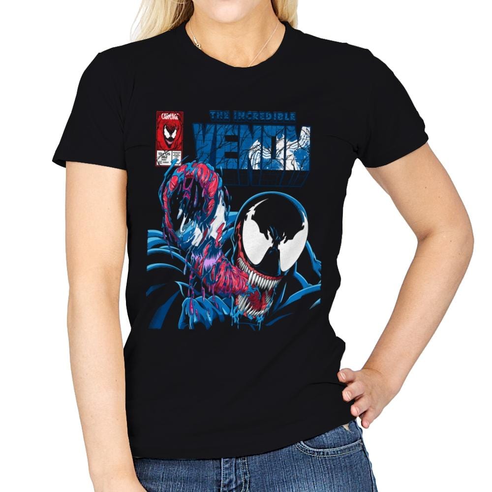 The Incredible Venom - Womens T-Shirts RIPT Apparel Small / Black