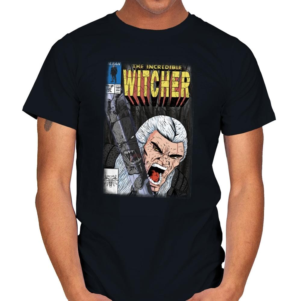 The Incredible Witcher - Mens T-Shirts RIPT Apparel Small / Black
