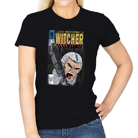 The Incredible Witcher - Womens T-Shirts RIPT Apparel Small / Black