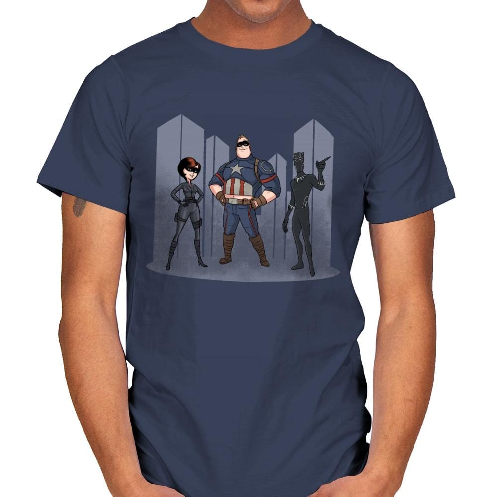 The Incredivengers - Mens T-Shirts RIPT Apparel Small / Navy