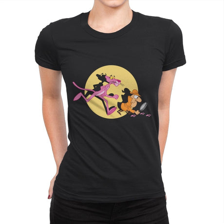 The Inspector Adventures - Womens Premium T-Shirts RIPT Apparel Small / Black