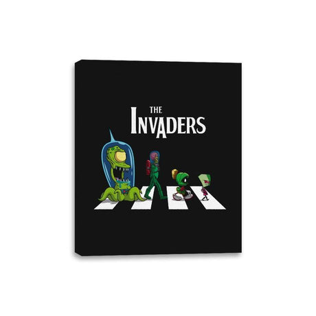 The Invaders - Canvas Wraps Canvas Wraps RIPT Apparel 8x10 / Black